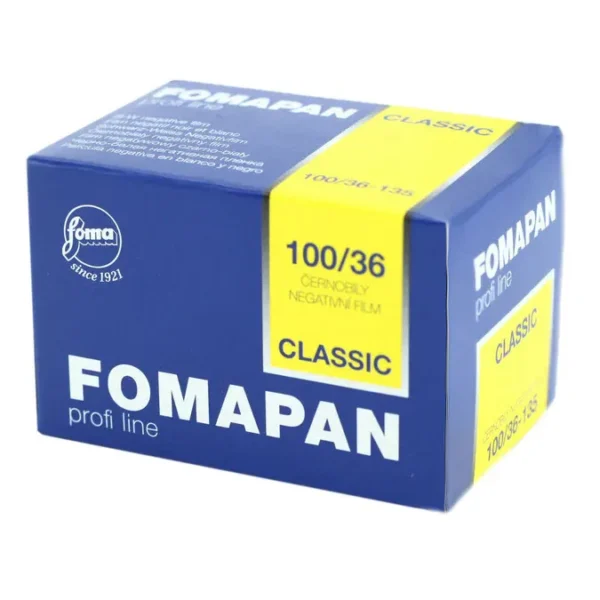 Filme Fotográfico Analógico FOMAPAN 100 Classic – 35mm Preto e Branco – ISO 100 – 36 Poses